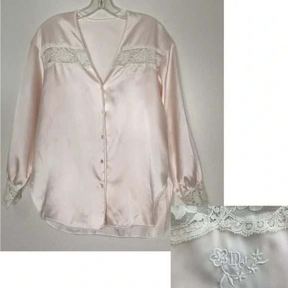 Christian Dior Sleep Shirt Blush Pink S - Picture 1 of 8